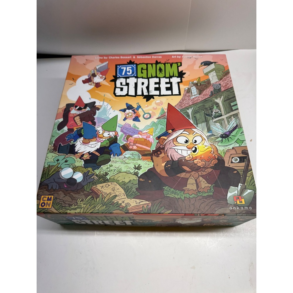 75 Gnom Street Board Game CMON Ankama Garden Gnome Strategy Game 2-4 Players